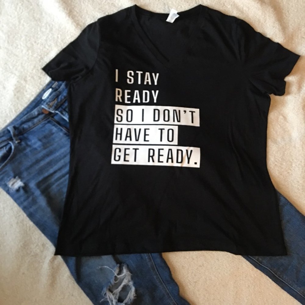 Graphic Black Tee
